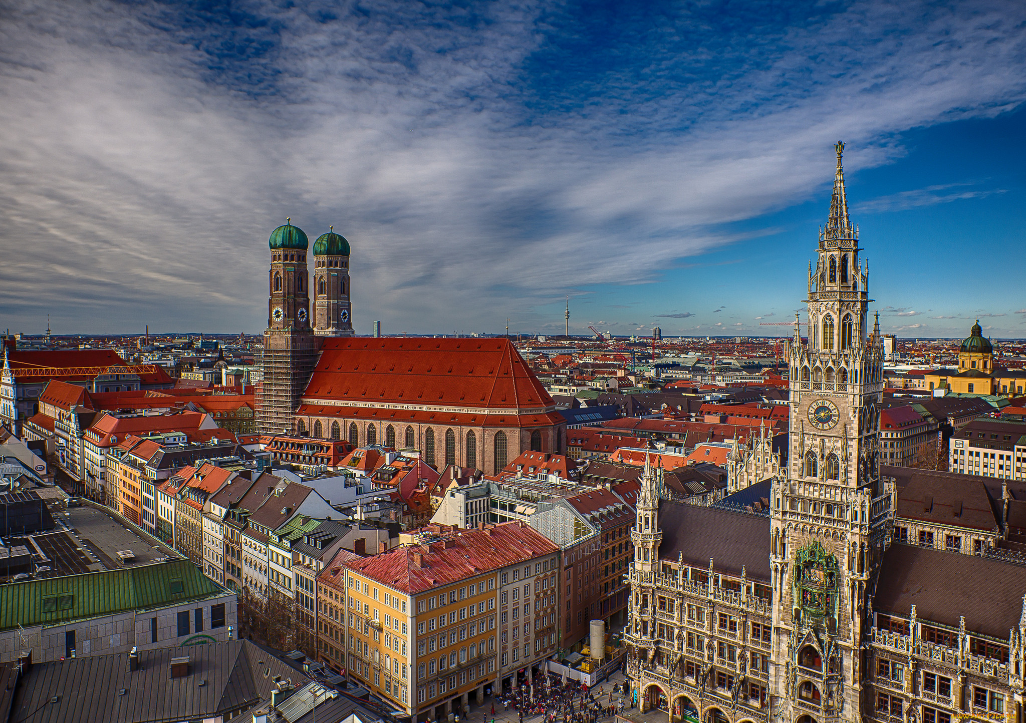  , , , , munich, bavaria, germany, munich town hall, marienplatz, frauenkirche, ,  ,  , , , , , 